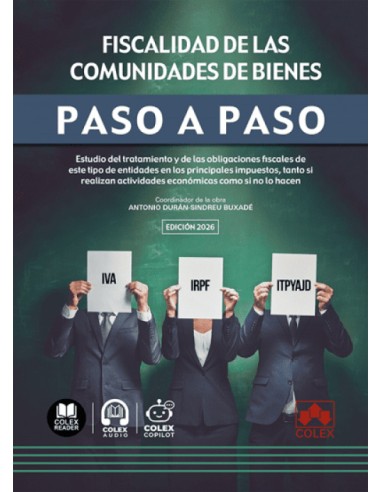 Fiscalidad de las comunidades de bienes Paso a paso