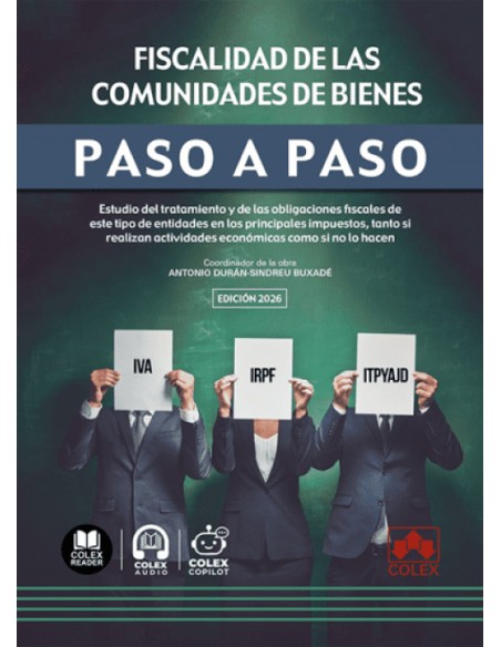 Fiscalidad de las comunidades de bienes Paso a paso