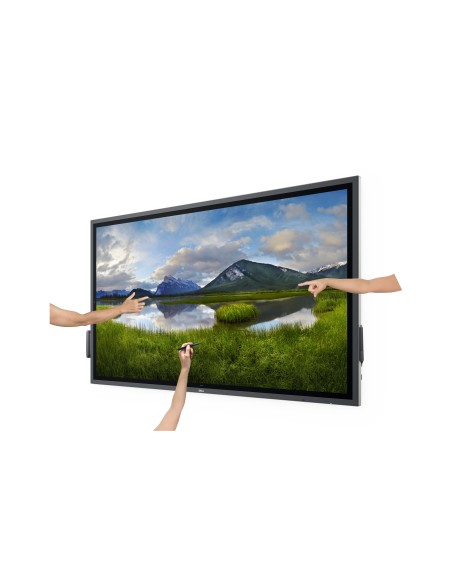P6524QT Panel plano interactivo 163,9 cm (64.5") LCD 350 cd / m² 4K Ultra HD Negro Pantalla táctil