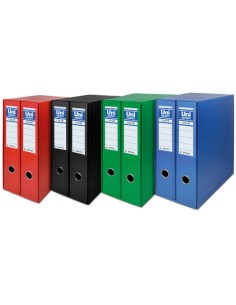 MODULO 2 ARCHIVADORES PALANCA 65 COLOR ROJO UNISYSTEM COLOR 17231051