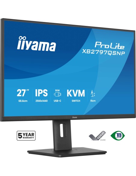 ProLite XB2797QSNP-B1 pantalla para PC 68,6 cm (27") 2560 x 1440 Pixeles Quad HD LED Negro