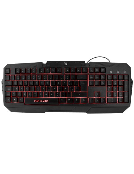 Pack gaming DeepX-Wing 2 teclado Ratón incluido USB QWERTY Español Negro Pack gaming DeepX-Wing 2 teclado Ratón incluido USB QWERTY Español Negro