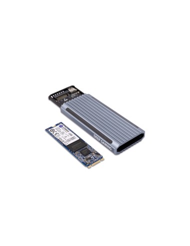 DG-MCM-NVME1 caja para disco duro externo Caja externa para unidad de estado sólido (SSD) Plata M.2