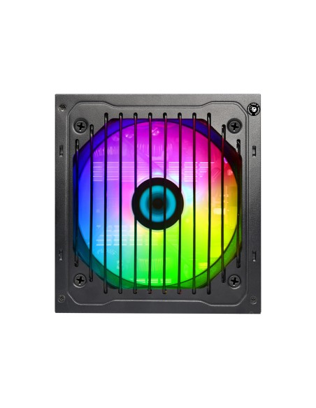 DeepEnergy RGB600 unidad de fuente de alimentación 600 W 20+4 pin ATX ATX Negro