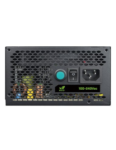 DeepEnergy RGB600 unidad de fuente de alimentación 600 W 20+4 pin ATX ATX Negro