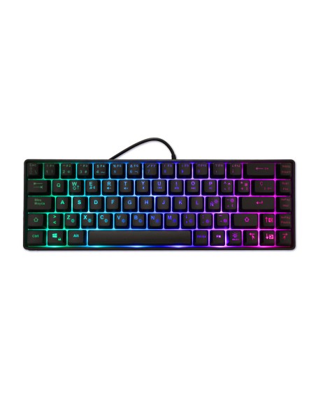 mini TM065 teclado USB QWERTY Español Negro mini TM065 teclado USB QWERTY Español Negro