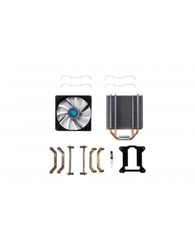 Cyclone II LED Blue Procesador Enfriador 12 cm Negro 1 pieza(s)