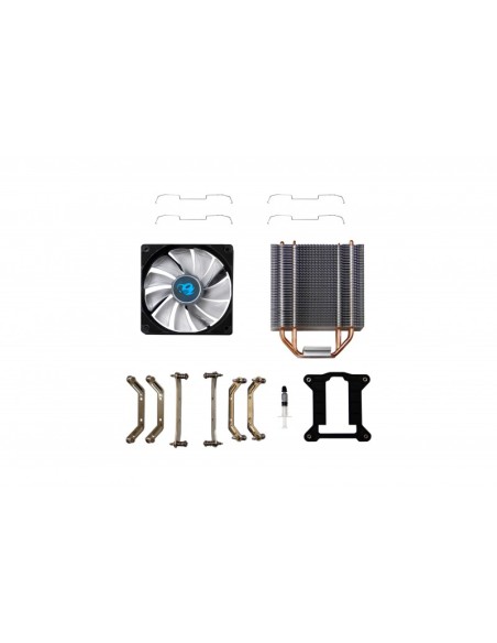 Cyclone II LED Blue Procesador Enfriador 12 cm Negro 1 pieza(s)