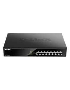 DGS-1008MP switch No administrado Gigabit Ethernet (10/100/1000) Energía sobre Ethernet (PoE) 1U Negro
