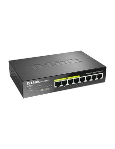 DGS-1008P switch No administrado Gigabit Ethernet (10/100/1000) Energía sobre Ethernet (PoE) Negro 2