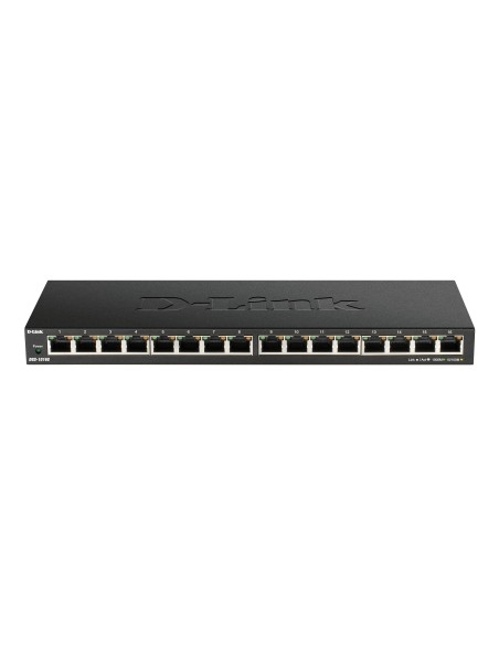 DGS-1016S switch No administrado Gigabit Ethernet (10/100/1000) Negro