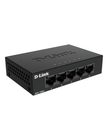 DGS-105GL/E switch No administrado Gigabit Ethernet (10/100/1000) Negro