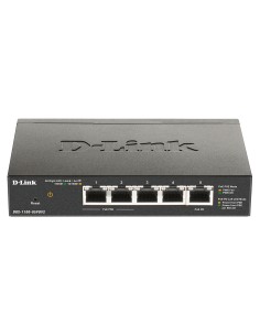 DGS-1100-05PDV2 switch Gestionado Gigabit Ethernet (10/100/1000) Energía sobre Ethernet (PoE) Negro