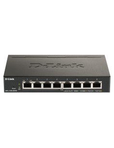 DGS-1100-08PV2 Gestionado L2/L3 Gigabit Ethernet (10/100/1000) Energía sobre Ethernet (PoE) Negro