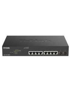 DGS-1100-10MPV2 switch Gestionado L2 Gigabit Ethernet (10/100/1000) Energía sobre Ethernet (PoE) 1U Negro