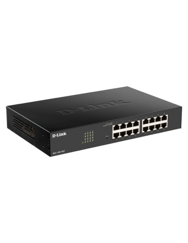 DGS-1100-16V2 switch Gestionado L2 Gigabit Ethernet (10/100/1000) Negro