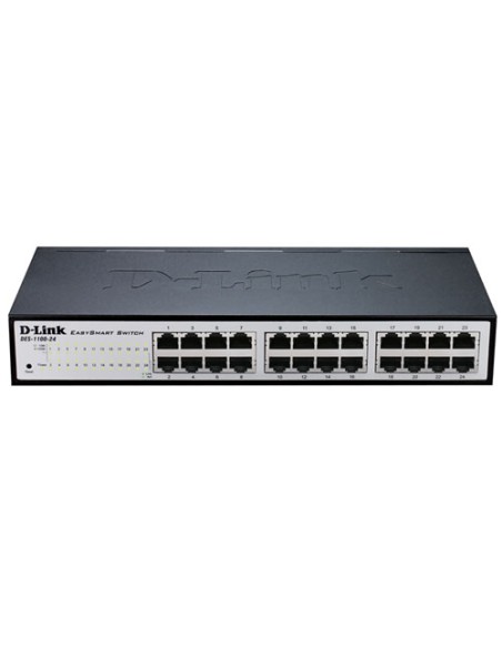 DGS-1100-24V2 Gestionado L2 Gigabit Ethernet (10/100/1000) 1U Negro, Gris