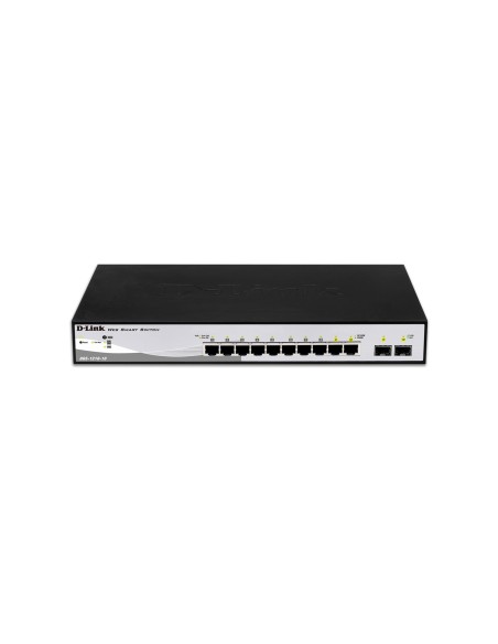 DGS-1210-10 Gestionado L2 Gigabit Ethernet (10/100/1000) 1U Negro, Gris