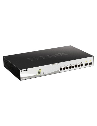 DGS-1210-10MP Gestionado L2 Gigabit Ethernet (10/100/1000) Energía sobre Ethernet (PoE) Negro, Gris