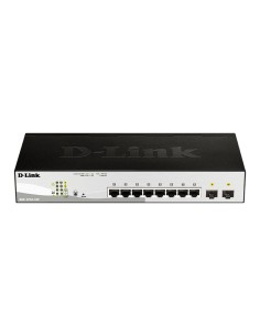 DGS-1210-10P switch Gestionado L2 Gigabit Ethernet (10/100/1000) Energía sobre Ethernet (PoE) 1U Negro