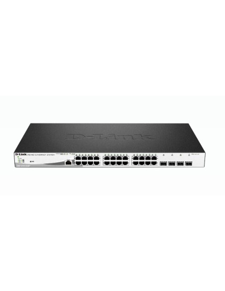 DGS-1210-28MP switch Gestionado L2 Gigabit Ethernet (10/100/1000) Energía sobre Ethernet (PoE) 1U Negro, Gris