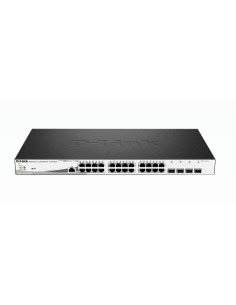 DGS-1210-28MP/E switch Gestionado L2 Gigabit Ethernet (10/100/1000) Energía sobre Ethernet (PoE) 1U Negro, Gris