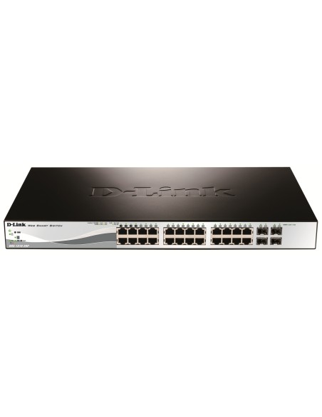 DGS-1210-28P Gestionado L2 Gigabit Ethernet (10/100/1000) Energía sobre Ethernet (PoE) 1U