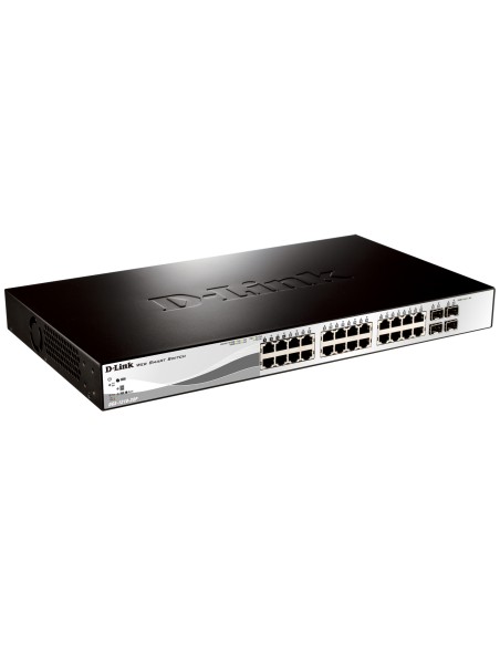 DGS-1210-28P Gestionado L2 Gigabit Ethernet (10/100/1000) Energía sobre Ethernet (PoE) 1U
