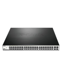 DGS-1210-52MP switch Gestionado L2 Gigabit Ethernet (10/100/1000) Energía sobre Ethernet (PoE) 1U Negro 2