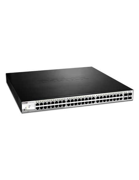 DGS-1210-52MP Gestionado L2 Gigabit Ethernet (10/100/1000) Energía sobre Ethernet (PoE) Negro, Gris