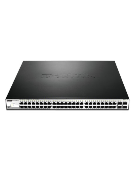 DGS-1210-52MP Gestionado L2 Gigabit Ethernet (10/100/1000) Energía sobre Ethernet (PoE) Negro, Gris