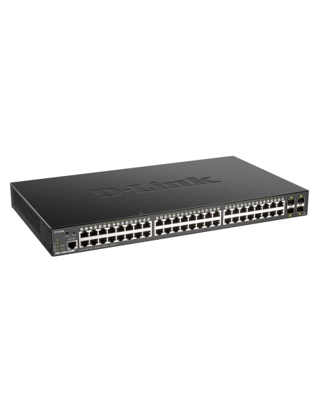 DGS-1250-52XMP switch Gestionado L3 Energía sobre Ethernet (PoE) Negro