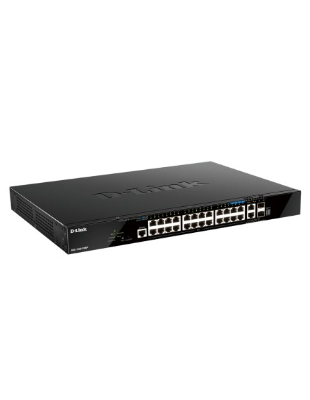 DGS-1520-28MP switch Gestionado L3 Gigabit Ethernet (10/100/1000) Energía sobre Ethernet (PoE) 1U Negro