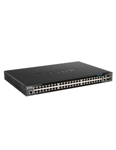 DGS-1520-52MP Gestionado L3 Gigabit Ethernet (10/100/1000) Energía sobre Ethernet (PoE) 1U Negro