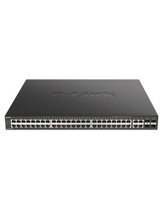 DGS-2000-52MP switch Gestionado L2/L3 Gigabit Ethernet (10/100/1000) Energía sobre Ethernet (PoE) 1U Negro