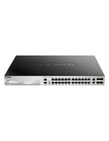 DGS-3130-30PS/E switch Gestionado L3 Gigabit Ethernet (10/100/1000) Energía sobre Ethernet (PoE) Gris