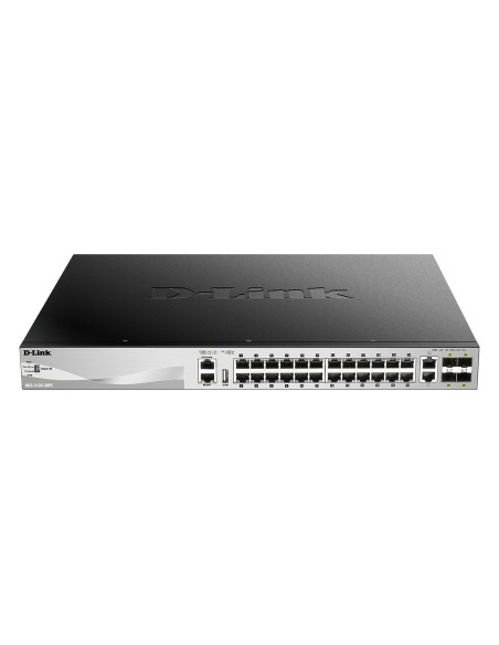 DGS-3130-30PS/E switch Gestionado L3 Gigabit Ethernet (10/100/1000) Energía sobre Ethernet (PoE) Gris