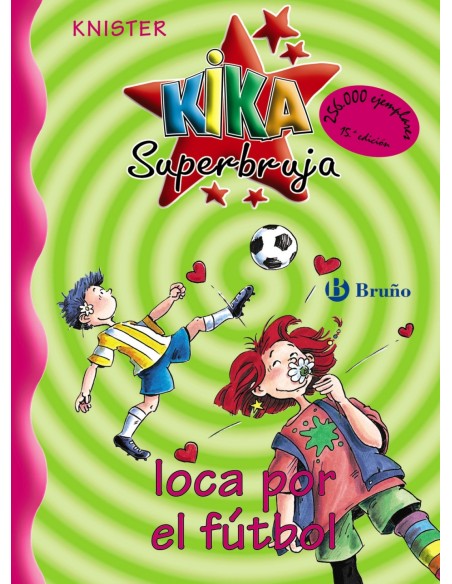 Kika Superbruja loca por el futbol