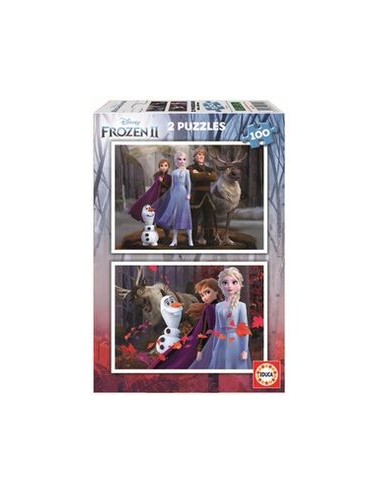 FROZEN 2 2 PUZZLES 100 PIEZAS