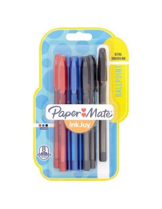 InkJoy 100 ST Negro, Azul, Rojo Bolígrafo Medio 8 pieza(s)