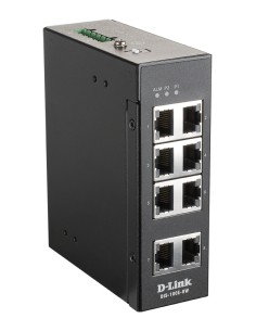 DIS-100E-8W switch No administrado L2 Fast Ethernet (10/100) Negro
