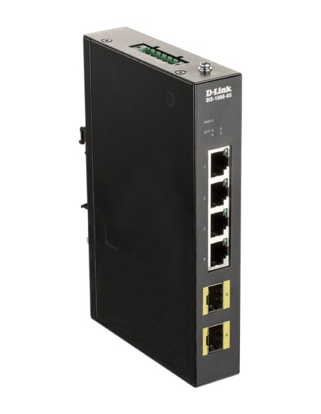 DIS-100G-6S switch No administrado Gigabit Ethernet (10/100/1000) Negro