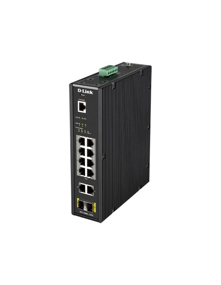 DIS-200G-12PS switch Gestionado L2 Gigabit Ethernet (10/100/1000) Energía sobre Ethernet (PoE) Negro