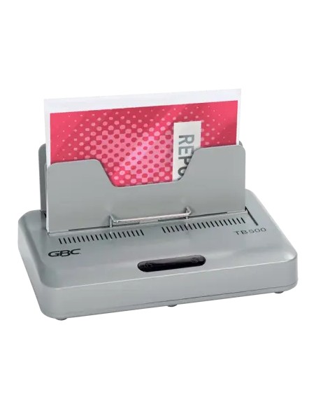 4410041UK máquina de encuadernación térmica 500 hojas Plata
