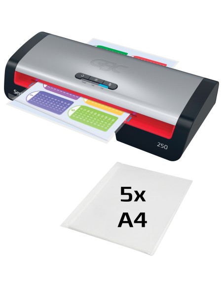 4410070EU laminador Laminadora térmica 500 mm/min Negro, Acero inoxidable