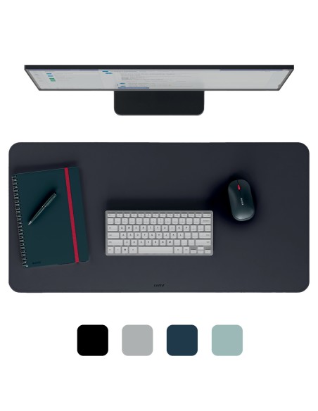 53820095 protector de escritorio Cloruro de polivinilo (PVC) Negro