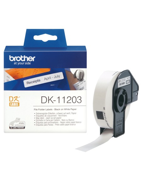DK-11203 cinta para impresora de etiquetas Negro sobre blanco
