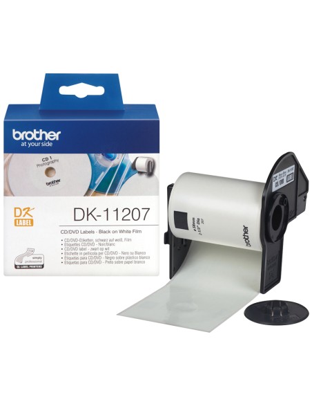 DK-11207 cinta para impresora de etiquetas Negro sobre blanco
