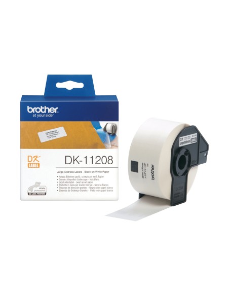 DK-11208 cinta para impresora de etiquetas Negro sobre blanco