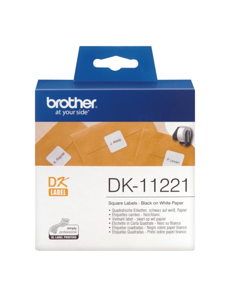 DK-11221 cinta para impresora de etiquetas Negro sobre blanco